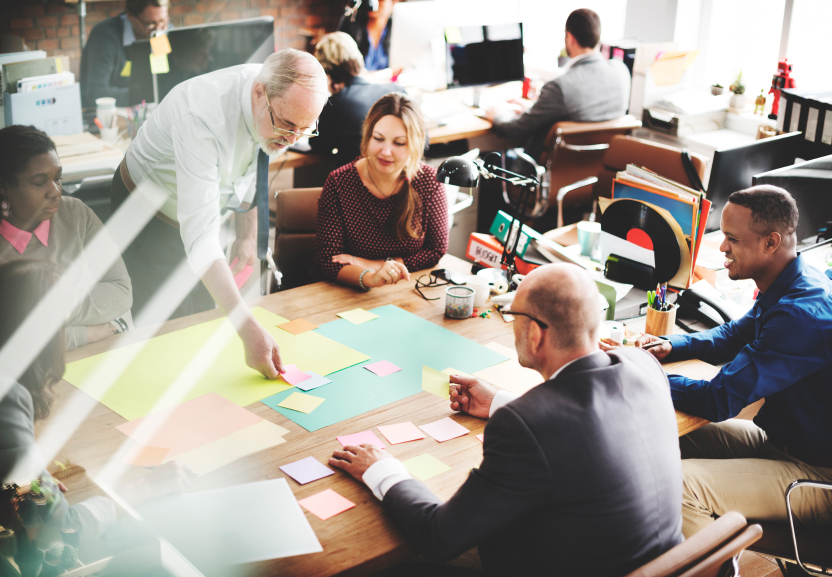 Business People Meeting Discussion Working Office Concept